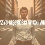 A modern man standing at a crossroads, looking confused, urban background, shadows representing societal expectations, muted colors, realistic.