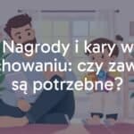 A parent and child interacting in a warm, home setting, discussing behavior with a mix of rewards like stickers and gentle guidance, soft lighting, illustrative style.