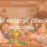 A diverse group of children and parents showing kindness and respect, sharing toys and smiling, warm and inviting atmosphere, realistic style.