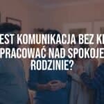 A peaceful family conversation at home, parents and children sitting together, warm lighting, soft colors, calm and loving atmosphere.