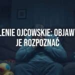 A tired father sitting on a couch, holding his head in his hands, with a chaotic living room and children's toys scattered around, dim lighting, emotional exhaustion, realistic style.