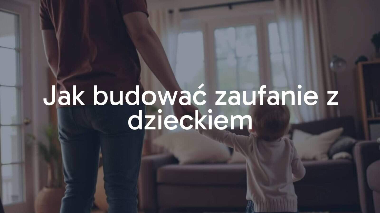 A warm and tender moment between a parent and child, holding hands in a cozy home environment, soft lighting, natural and realistic.