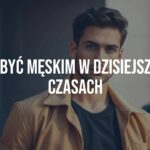 A modern man balancing strength and empathy, standing confidently in a contemporary urban setting, soft natural lighting, realistic.