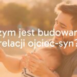 A father and son bonding outdoors, playing together, warm sunlight, emotional connection, realistic style.