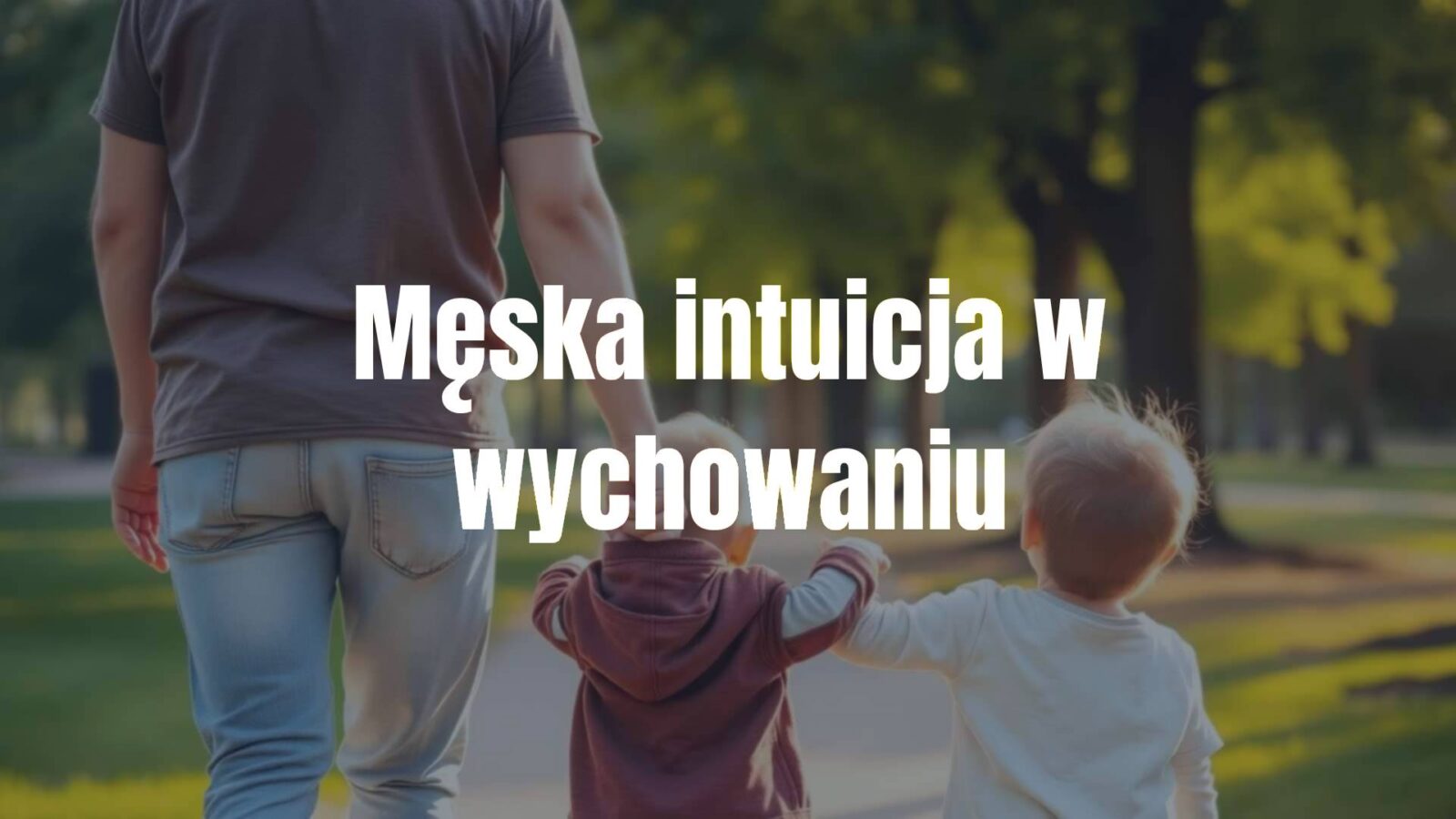 A father holding his child's hand in a park, warm sunlight, emotional connection, realistic.