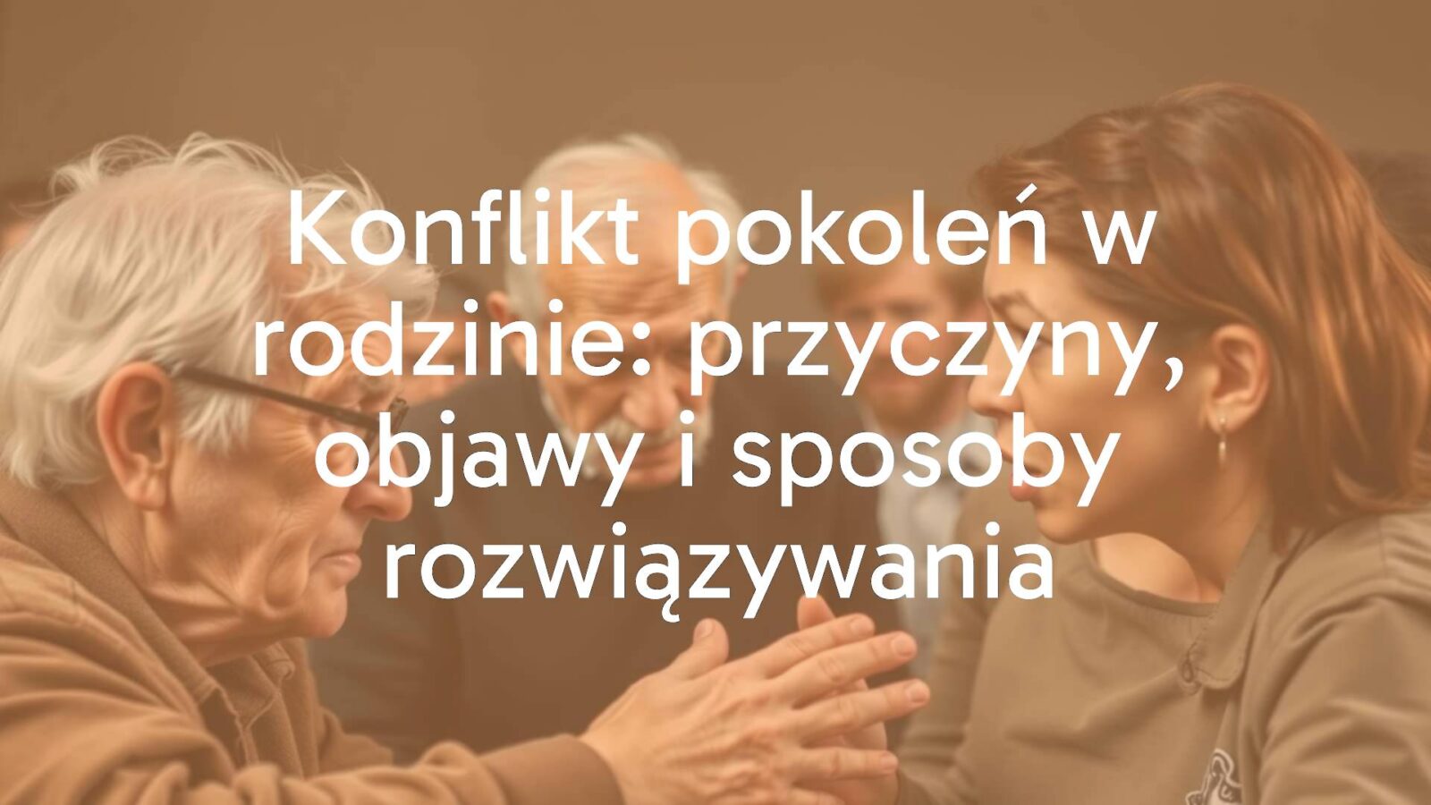 Generational conflict in family, elderly and young people arguing, different perspectives, emotional tension, realistic style.